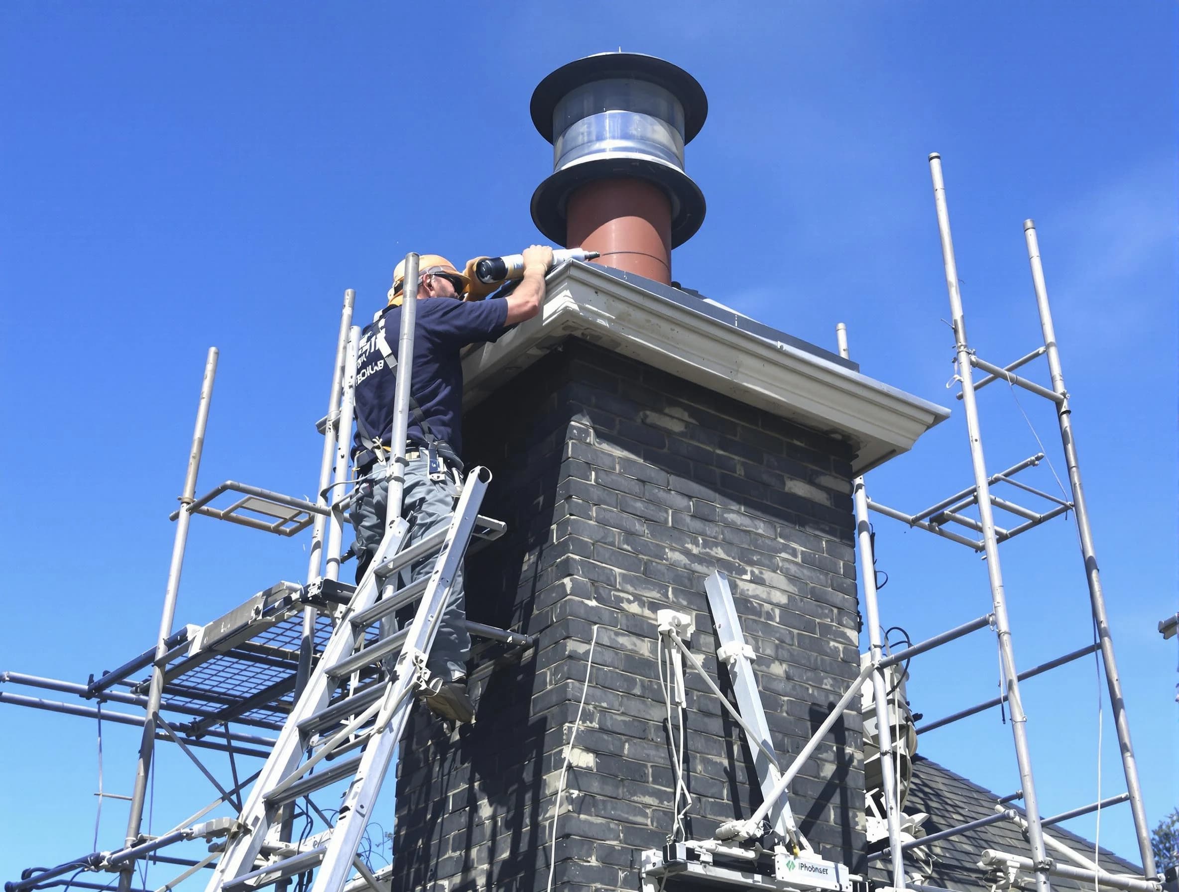 Sturdy chimney crown finished by Brentwood Chimney Sweep in Brentwood, PA
