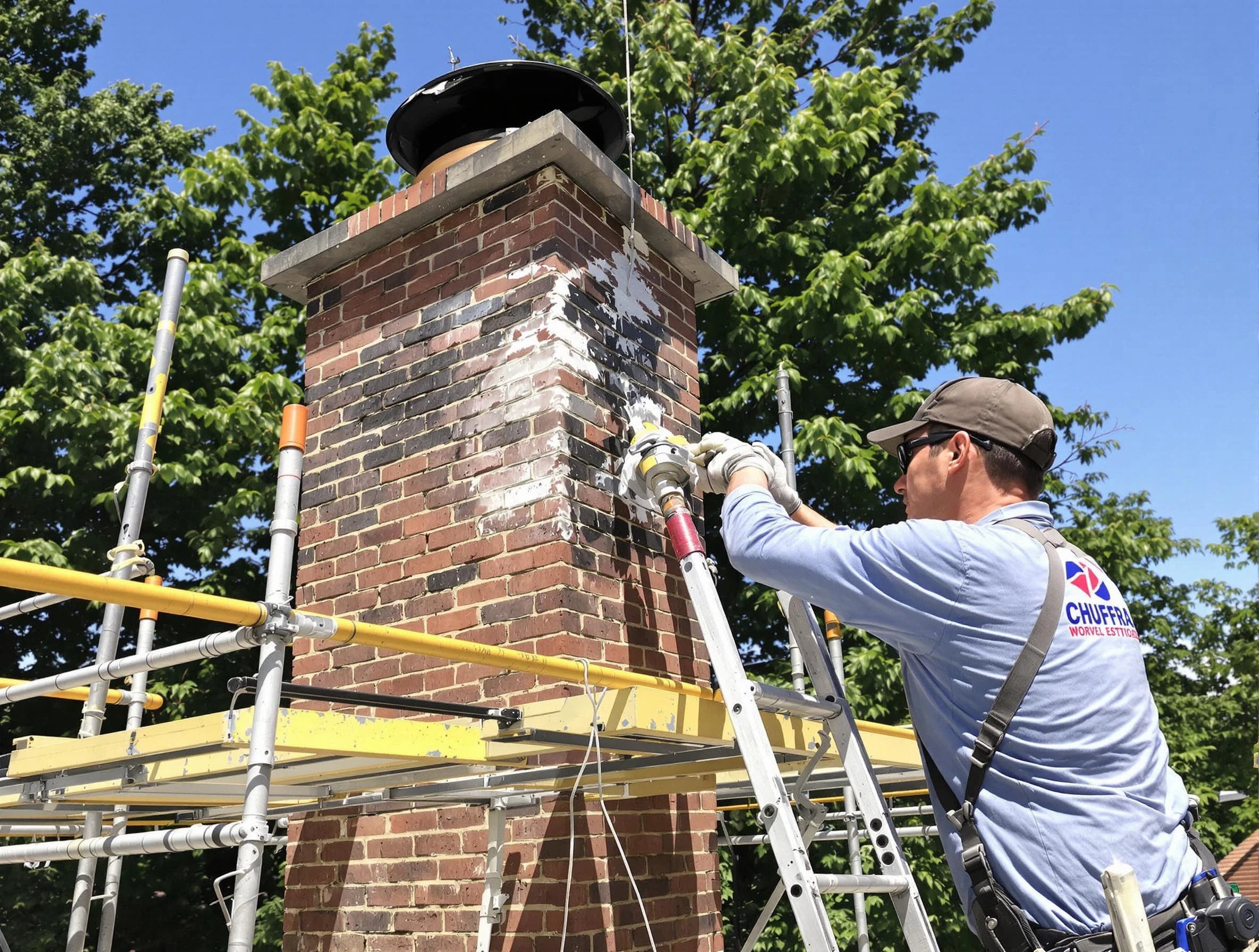 Structural chimney repair by Brentwood Chimney Sweep in Brentwood, PA
