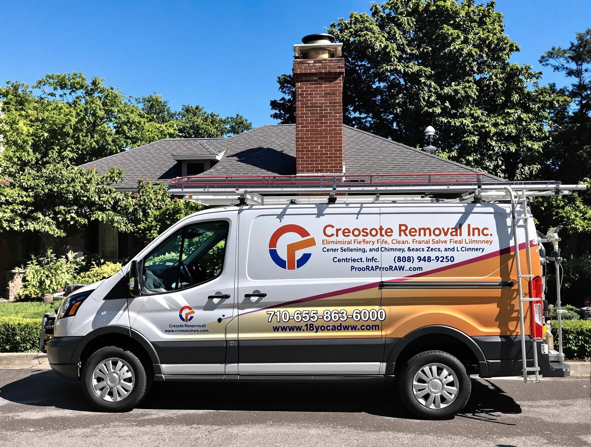 Brentwood Chimney Sweep technician removing creosote safely in Brentwood, PA