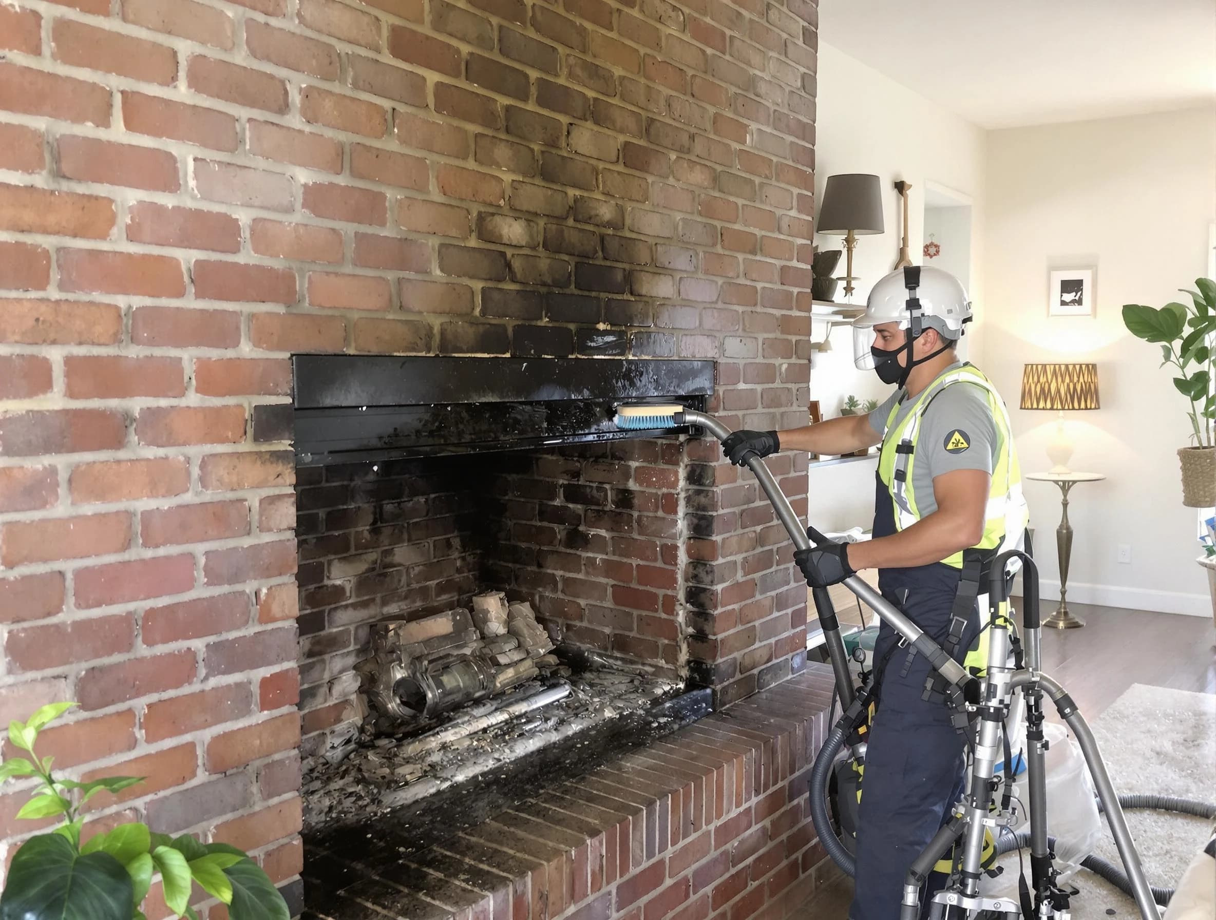 Brentwood Chimney Sweep providing fireplace cleaning services in Brentwood, PA