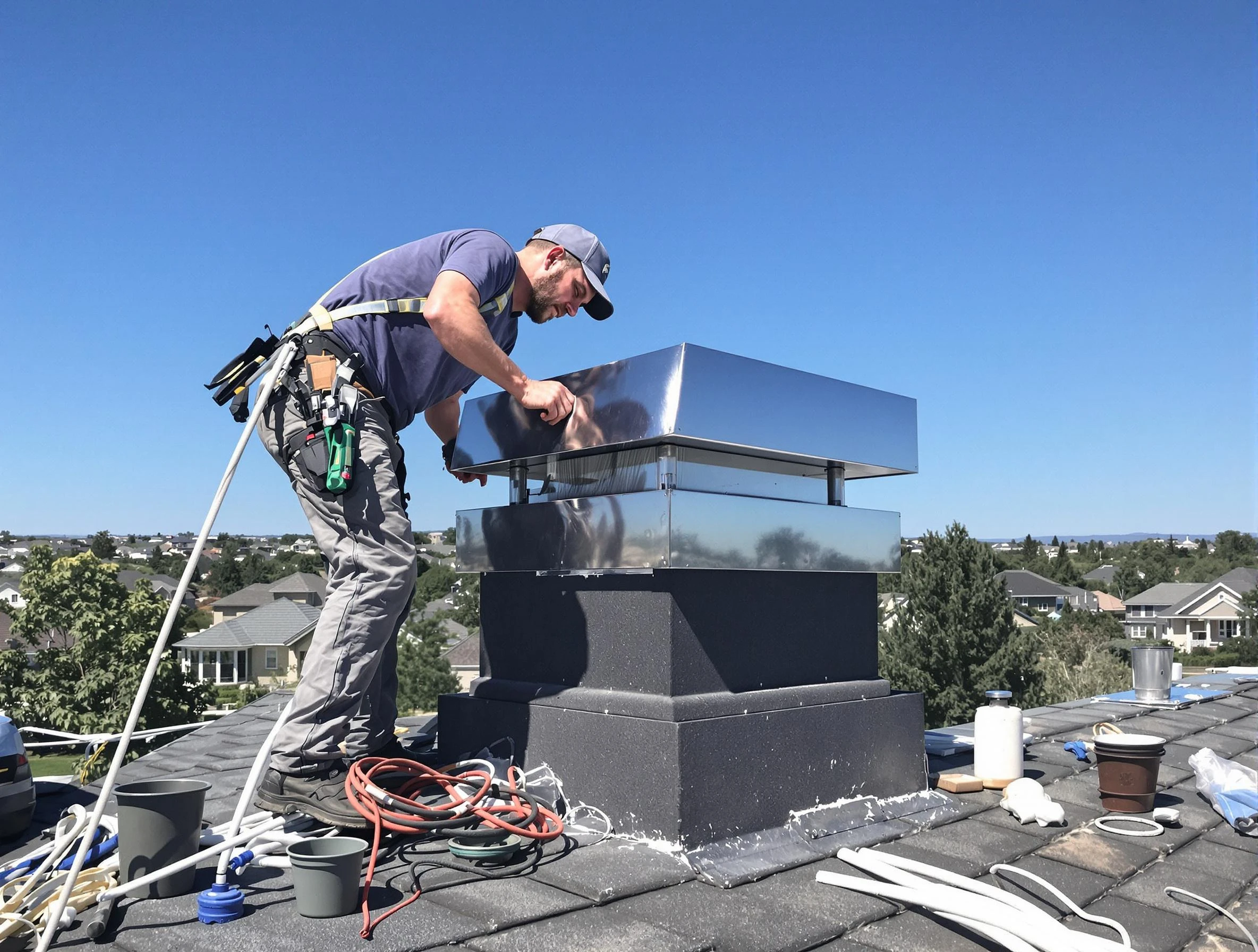Chimney Cap Services in Brentwood