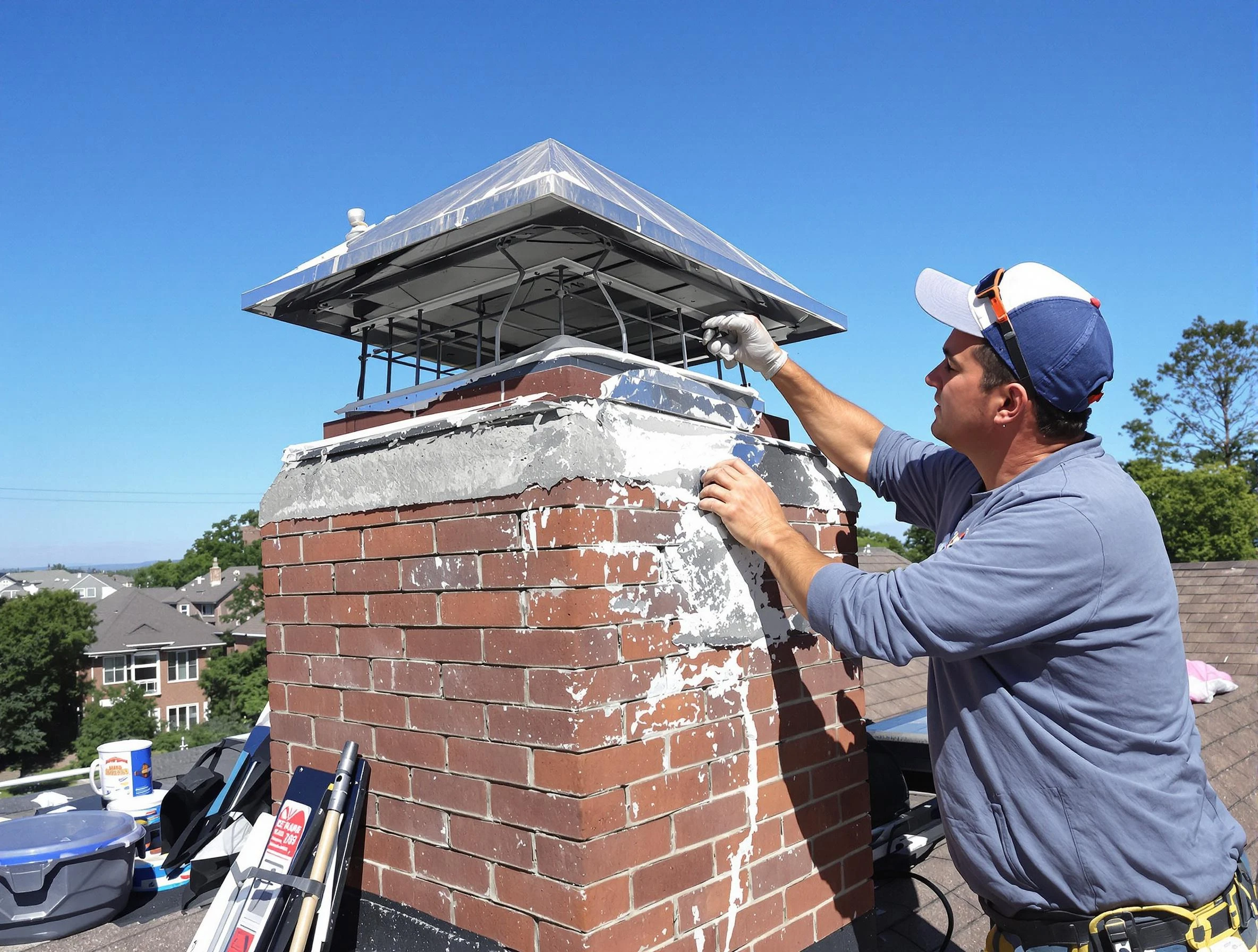 Chimney Crown Services in Brentwood