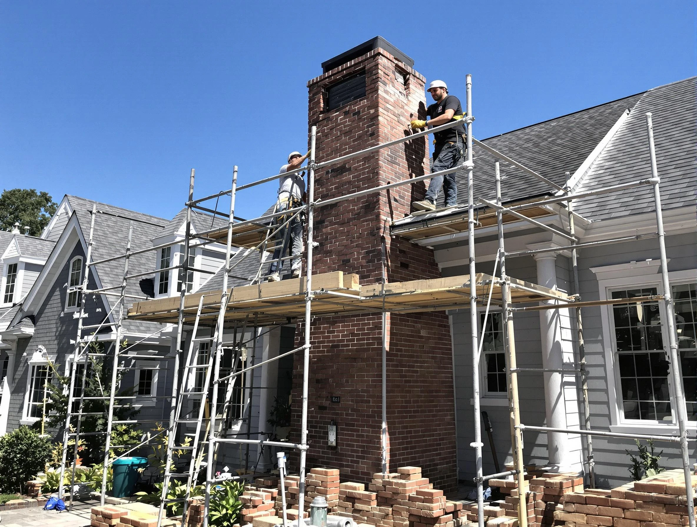 Chimney Rebuilding in Brentwood