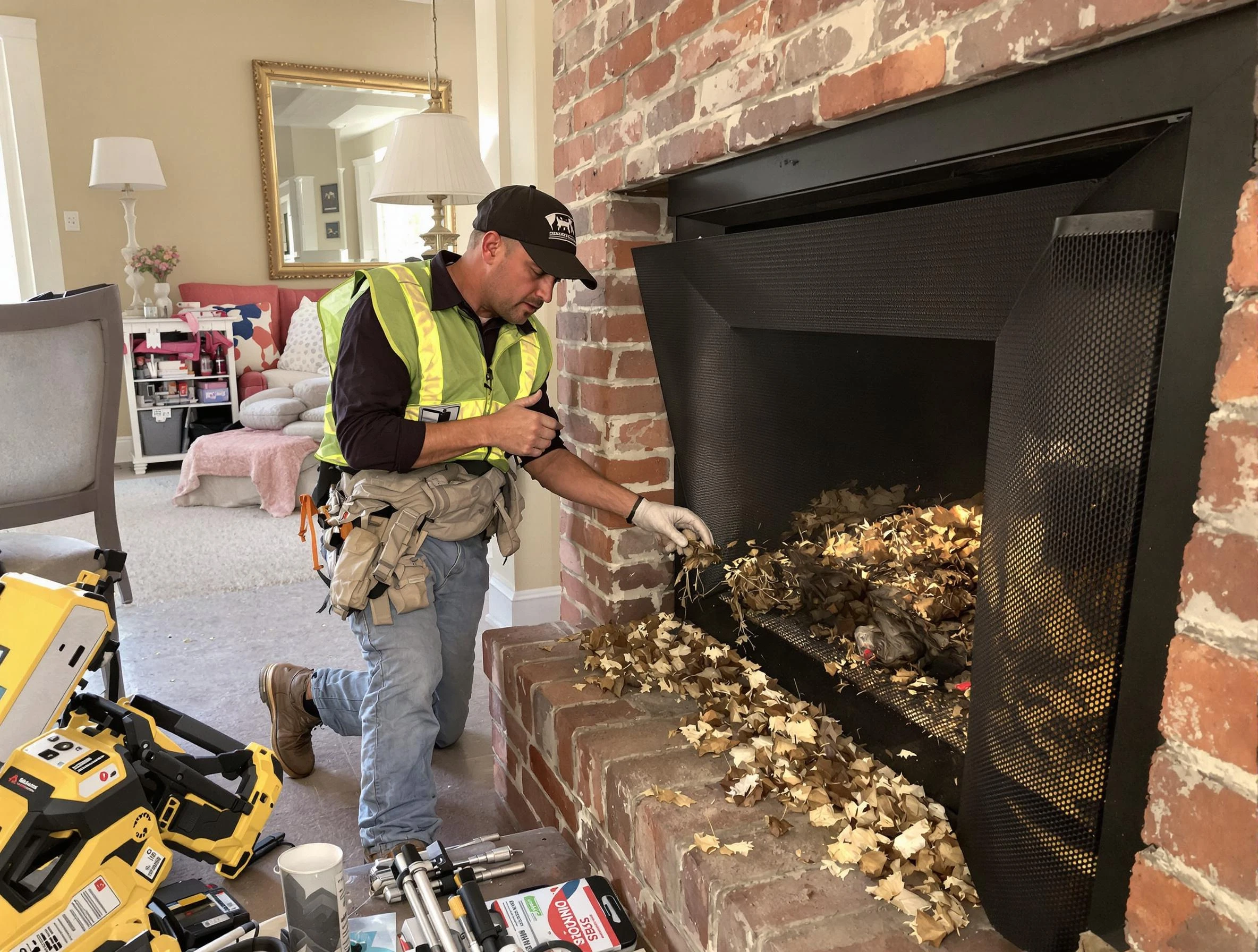 Safe screening installation by Brentwood Chimney Sweep in Brentwood, PA