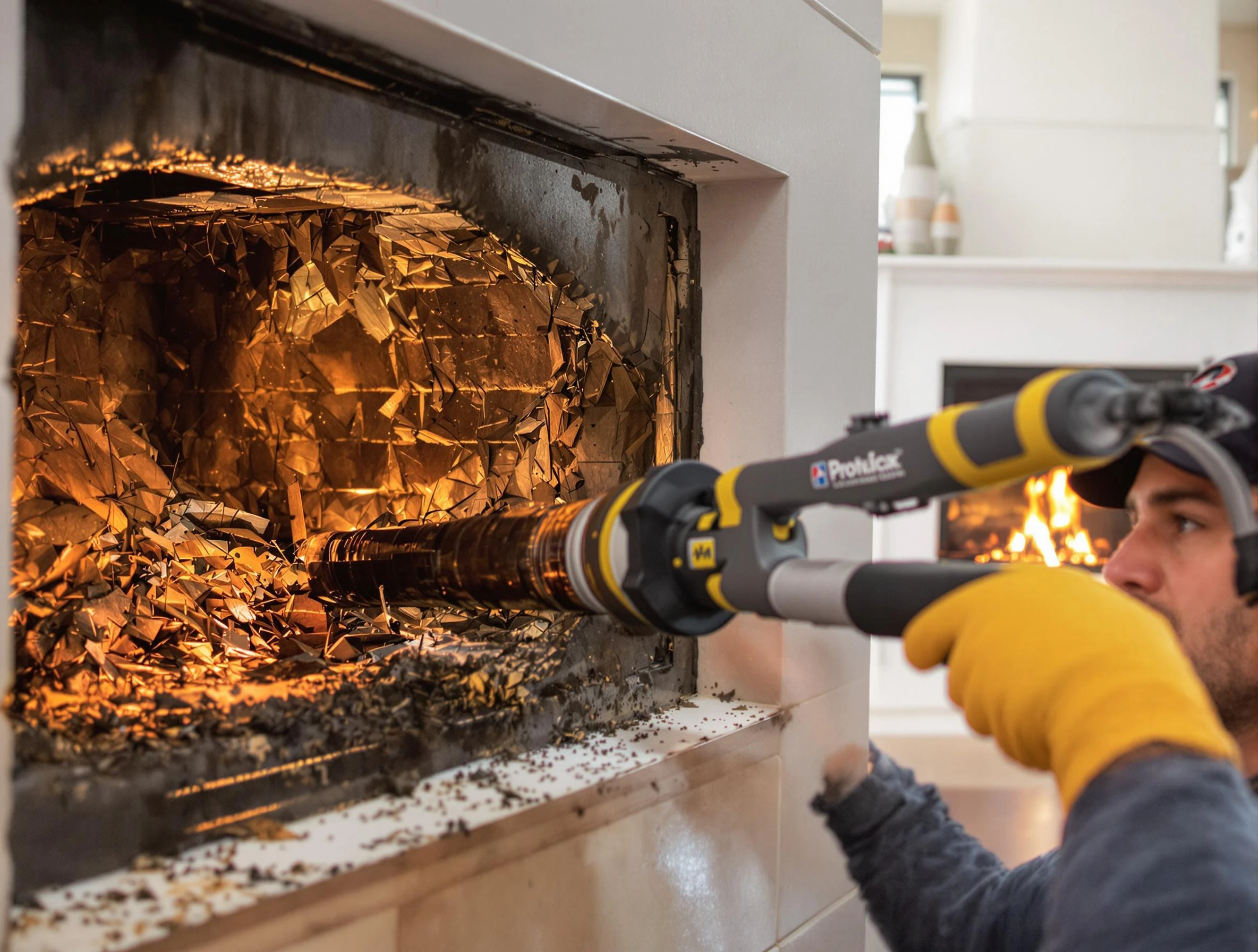 Professional chimney cleaning by Brentwood Chimney Sweep in Brentwood, PA